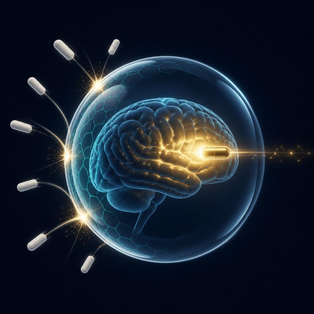Blood-brain barrier blocking magnesium capsules from reaching the brain